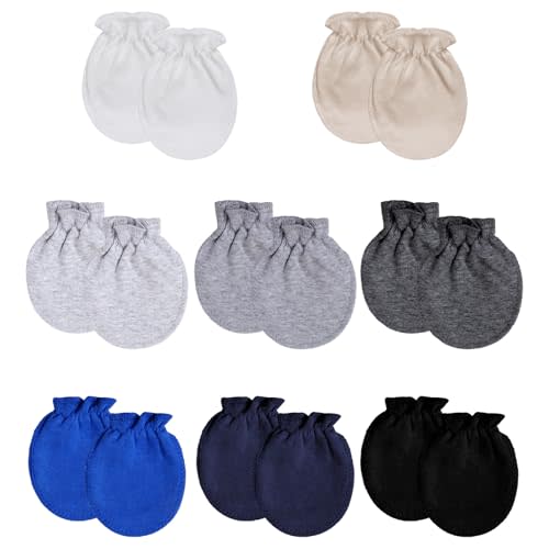 choyaxo 8 Pairs Baby Mittens Infant Mittens Baby Gloves for 0-6 Months Baby Boys Girls