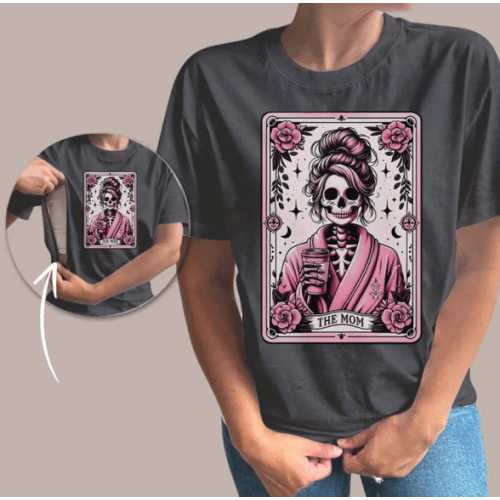 The Mom Tarot Card Nursing T-shirt