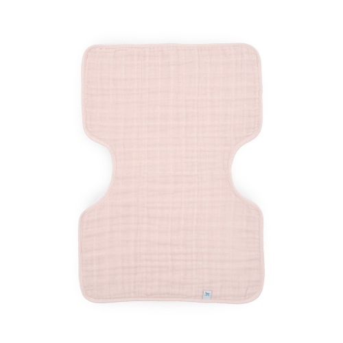 Cotton Muslin Burp Cloth - Light Pink