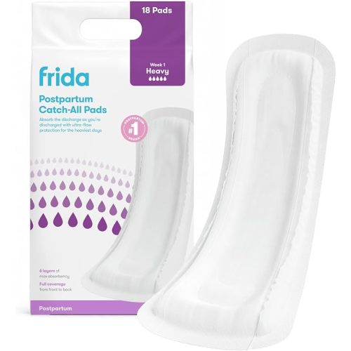 Frida Mom Postpartum Pads, Leak Proof Feminine Care Maxi Pads, 6 Layers