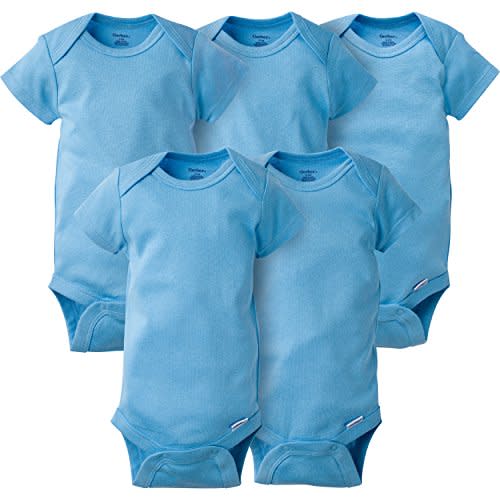 Gerber Baby 5-Pack Solid Onesies Bodysuits