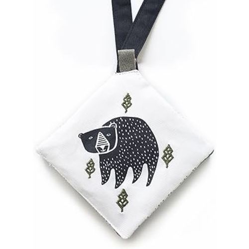 Woodland Animals Crinkle Pages Stroller Toy