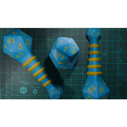 D20 based Baby Rattle