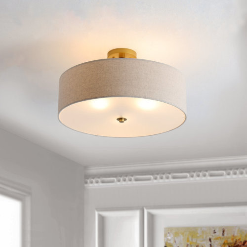 George Oliver Romines Semi Flush Mount & Reviews | Wayfair