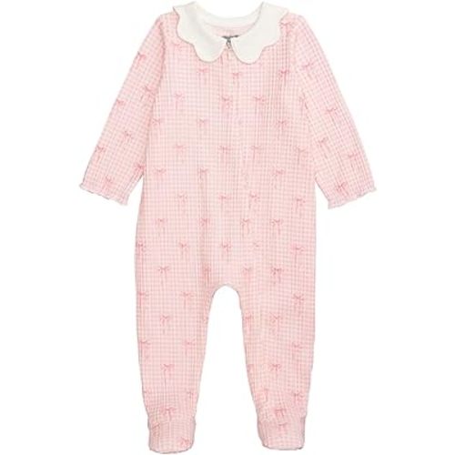 Mud Pie Baby Girl Bows Scallop Sleeper