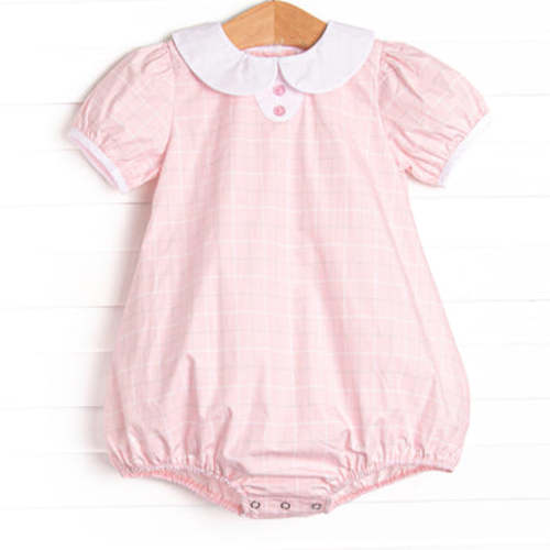 Petite Plaid Bubble, Pink – Stitchy Fish