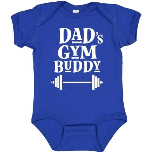 inktastic Daddy Gym Buddy Workout Fitness Baby Bodysuit