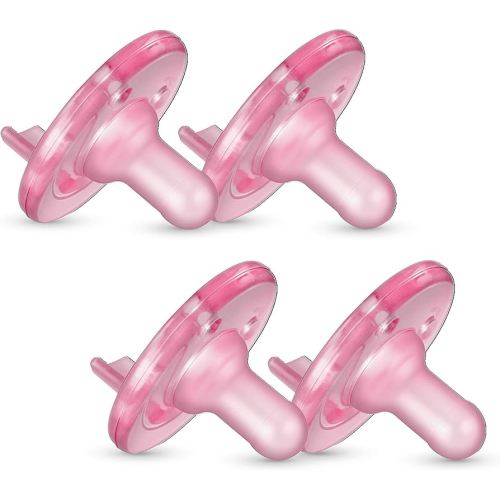 Philips AVENT Soothie 3-18 months, pink/pink, 4 pack, SCF192/47