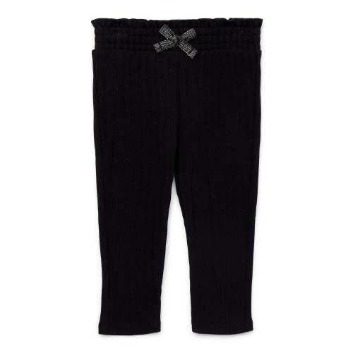 Garanimals Baby Girls Ruffle Waist Ribbed Leggings, Sizes 0M-24M