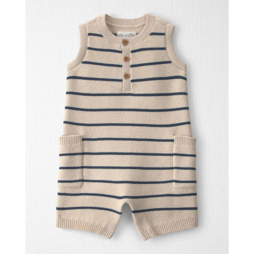 Baby Organic Cotton Knit Romper in Stripes | Carter’s Oshkosh Canada