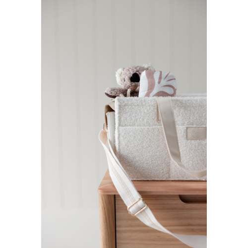 Tan Nappy Caddy - XL | Organised & Stylish Baby Storage – Linen Label
