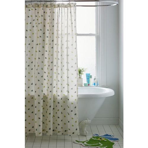 Cowboy Frog Patterned Shower Curtain