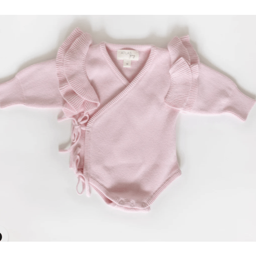 Knit Ruffled Bodysuit 0-3M