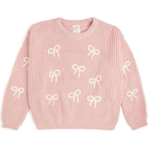 All Over Bows Knit Sweater