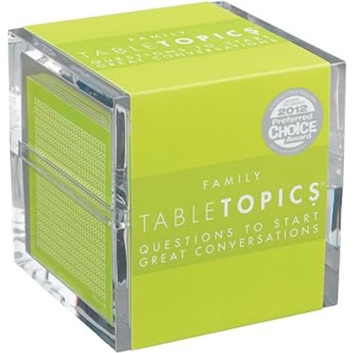 TableTopics Family - 135 Conversation Starter Cards for Game Night, Mealtime, Building Parent-child Relationships, and Bonding Together with Table Topics