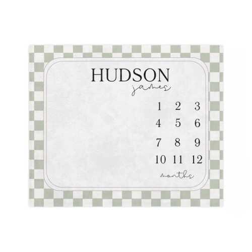 checkered milestone blanket, milestone blanket, checkered, milestone blanket boy, boy milestone blanket, milestone blanket baby boy, boy