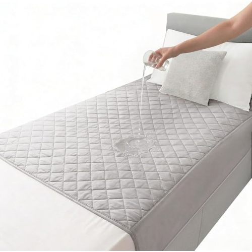 Nora's Nursery Mattress Protector Queen Size Bed with Tuckable Wings – Reusable Bed Pads Washable Waterproof – Queen & Full Bed mattress Protector for Kids & Adults – Non-Slip Grip & 100% Cotton Layer