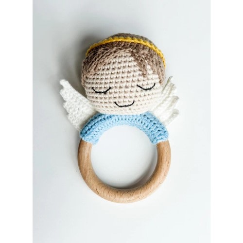 Guardian Angel Rattle - Pink or Blue