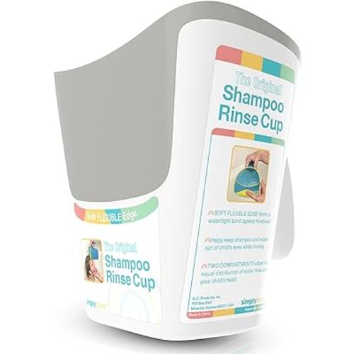 Shampoo Rinse Cup for Kids | Baby Bath Pail | Tear Free Baby Rinser Pail