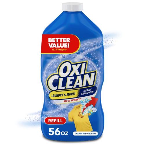 OxiClean Laundry Stain Remover Spray Refill - 56oz: Paraben-Free, Phthalate-Free, Liquid, High Efficiency