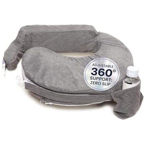 My Brest Friend Deluxe Nursing Pillow, Evening Grey