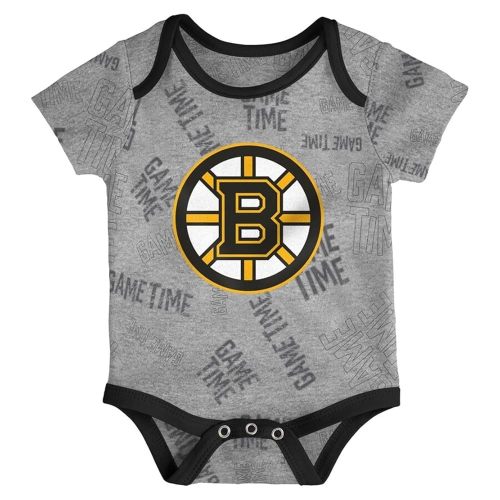 VF Boston Bruins Team Logo One Piece Creeper Bodysuit - Team Colors