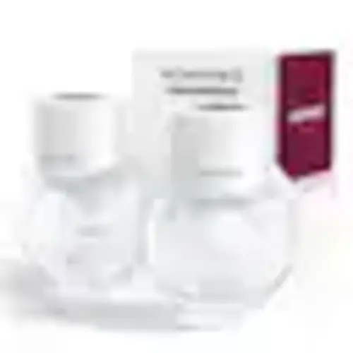 MOMPINKE - S12 Double Electric Hands-Free Wearable Breast Pump with Carrying Bag and 6 Flanges - White