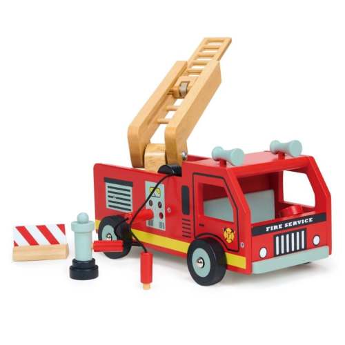 Personalized Montessori Toys, Red Fire Engine, Fire Truck, Gift for Baby Gift For Girl, Christmas Gift, Birthday gift Waldorf