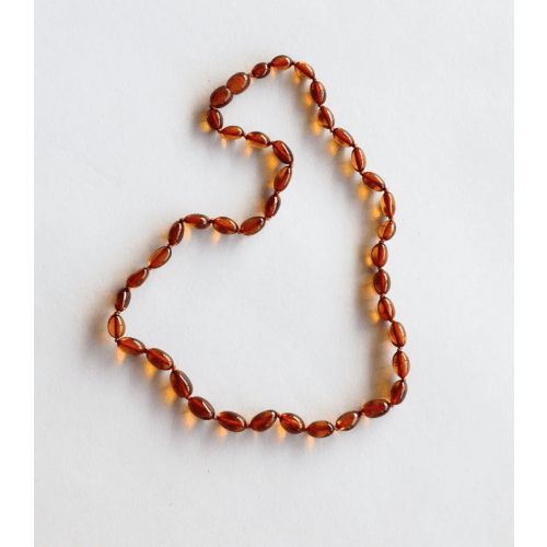 Polished Cognac Baltic Amber Necklace