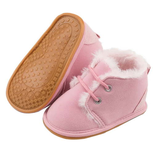 MEZZALL Baby Winter Shoes For Walking Warm Lined Shoes With Rubber Sole Baby Shoes For 0 18 Months Holiday Toddler Footwear