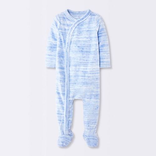 Baby Boys' Blue Velour Sleep N' Play - Cloud Island™ Blue 0-3M