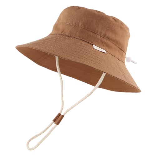 Bamery Baby Toddler Girls Bucket Hat Newborn Sun Hats for Boys Classic Infant Summer UV Protection Hats Kids Beach Cap