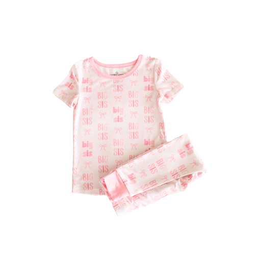 Two Piece Bamboo Pajamas in Big Sis | Caden Lane
