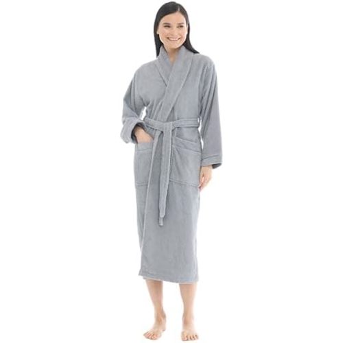 Luxurious Womens Robe, 100% Turkish Cotton, Luxury Robe for Women, Terry Cloth Long Spa Bathrobe