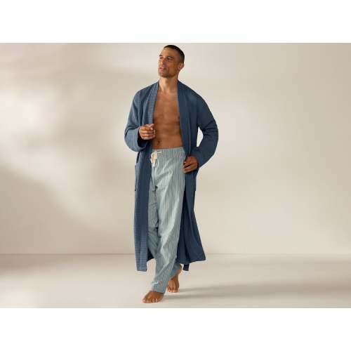 SM/Medium Unisex Organic Waffle Robe