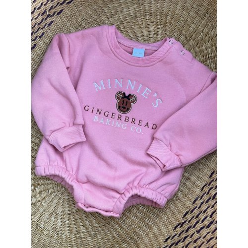 Baby/toddler Minnies Gingerbread Bakery Embroidered - Etsy