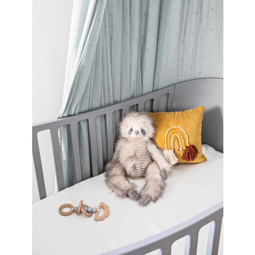 Sleepy Silk Baby Bedding | Silk Cot Fitted Sheet - Ivory White