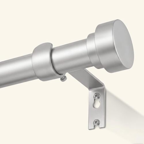 Gold Curtain Rods for Windows 66 to 120 Inch