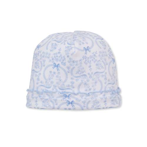 Delicate Blooming Bows Blue Hat