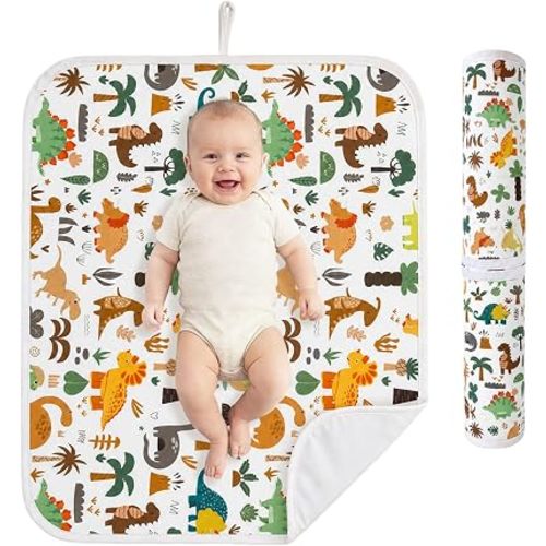 Absorbent Baby Changing Pad, 30" x 24", Dinosaur Adventure