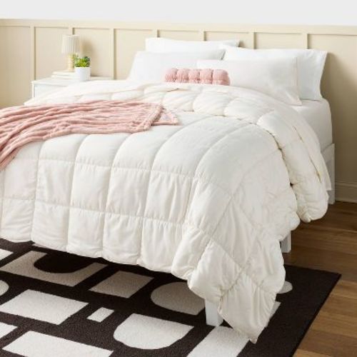 Ribbed Plush Throw Blanket - Room Essentials™