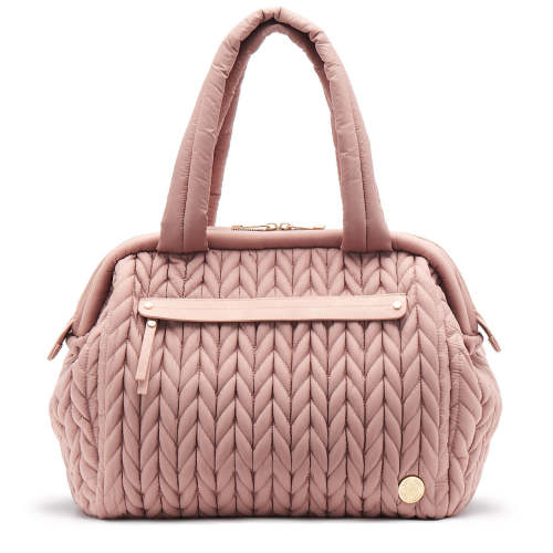 Paige Carryall Diaper Bag - Blush Pink Designer Baby Bag