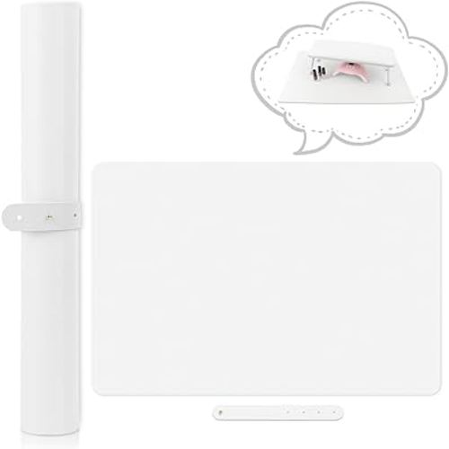 (MAT ONLY) Nail Art Table Mat, Nail Arm Rest Pad for Acrylic Nails, Soft Microfiber PU Leather Nail Mat for Table, Foldable Nail Hand Rest Pillow Manicure Pad, Acrylic Nail Desk Mat for Nail Cushion