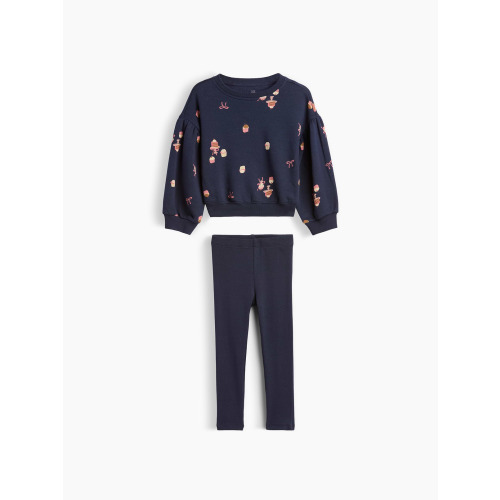Baby & Toddler Sweatshirt & Rib Leggings Set