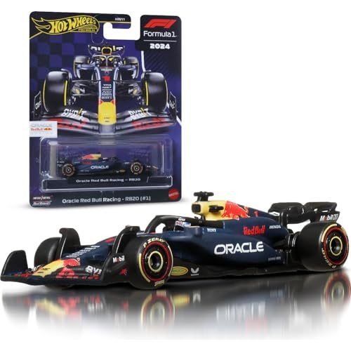 Hot Wheels Premium Formula 1 Collection 1:64 Scale Die-Cast Oracle Red Bull Racing Rb20 Vehicle