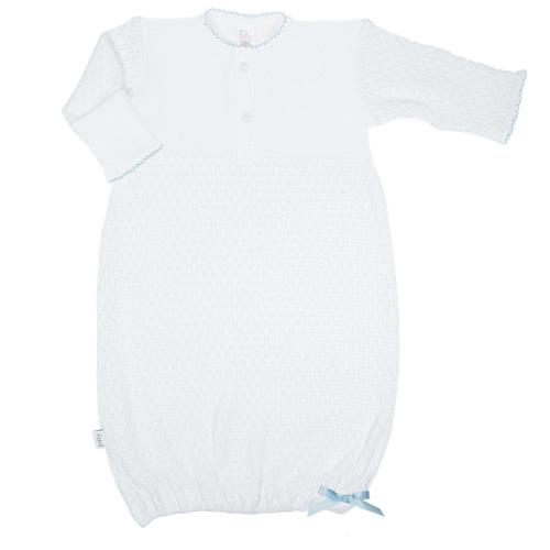 Paty Knit Placket Gown