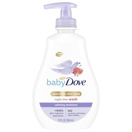 Baby Dove Calming Moisture Sensitive Skin Night Time Wash - 13 fl oz