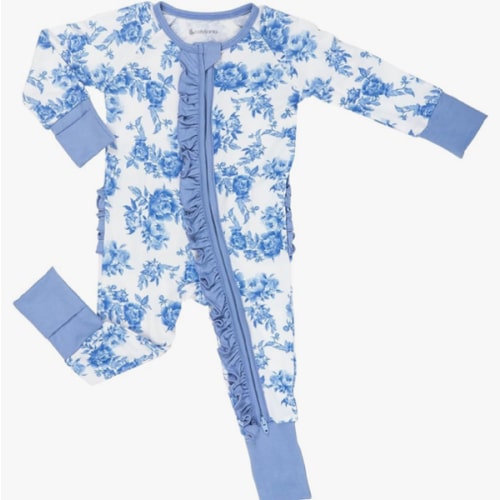 LollyBanks Baby Pajamas for Girls, Viscose from Bamboo Infant Romper