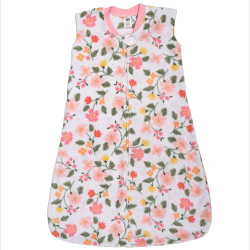 Hudson Baby Infant Girls Fleece Sleeping Bag, Sack, Blanket, Family Floral, 0-6 Months