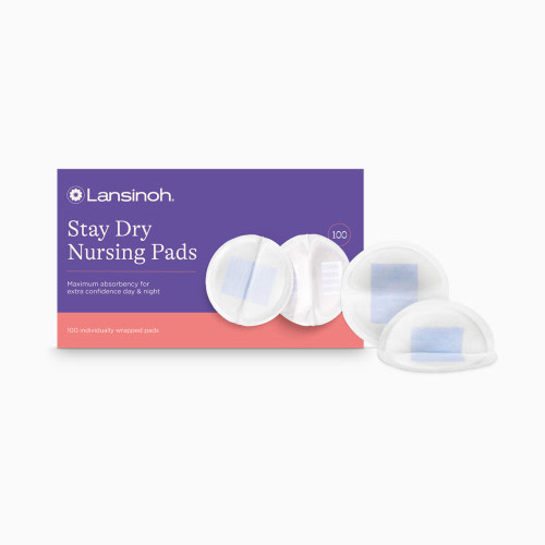 Lansinoh Stay Dry Disposable Nursing Pads - 100